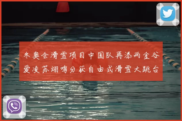 冬奥会滑雪项目中国队再添两金谷爱凌苏翊鸣分获自由式滑雪大跳台冠军