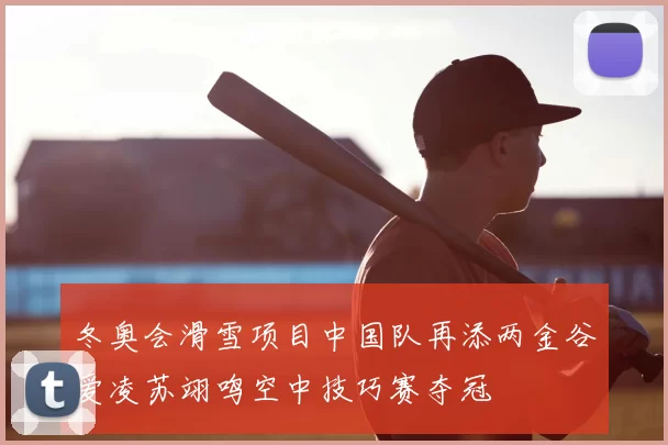 冬奥会滑雪项目中国队再添两金谷爱凌苏翊鸣空中技巧赛夺冠
